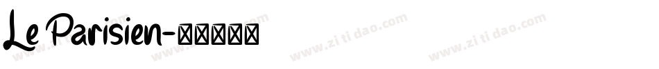 Le Parisien字体转换